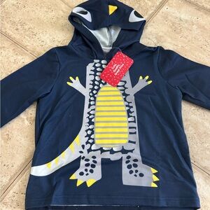 PatPat Blue and Yellow Cartoon Character Hoodie